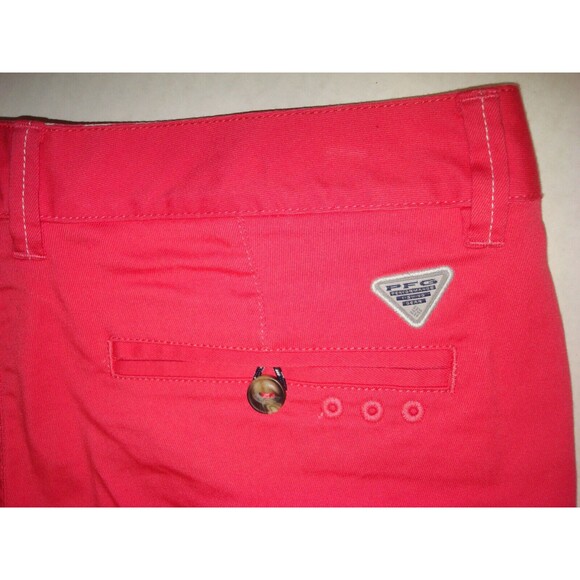 Womens 8 New NWT Columbia Pink Harborside Hike Shorts Pockets UPF 30 Geranium - Picture 7 of 8